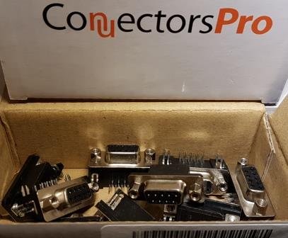 Pc Accessories-DB9 Female Right Angle PCB Mount Connector, 90